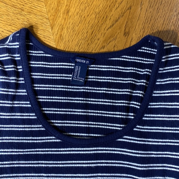 FOREVER 21 Striped Knit Top - Picture 3 of 7
